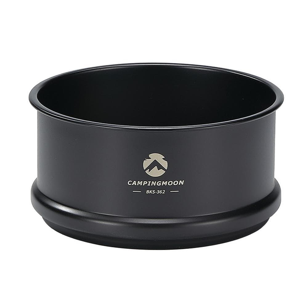 Outdoor Portable Small Steamer Steamed Dumplings Stainless Steel Ti-plated Steamer Camping Picnic black