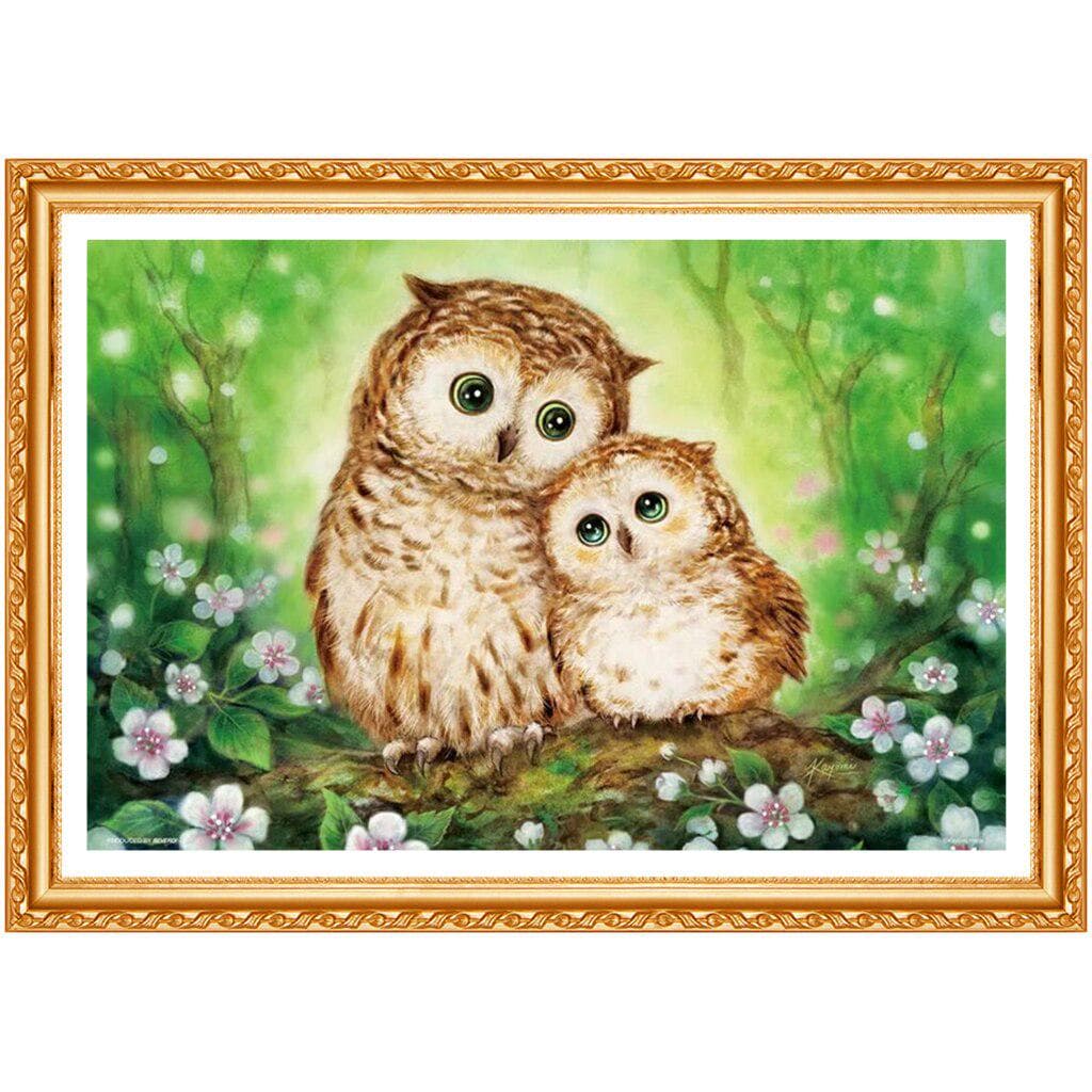 Diamond Painting Owl,full Diamond Embroidery Round,diamond 5d,diy Diamond Embroidery Owl 20X30CM