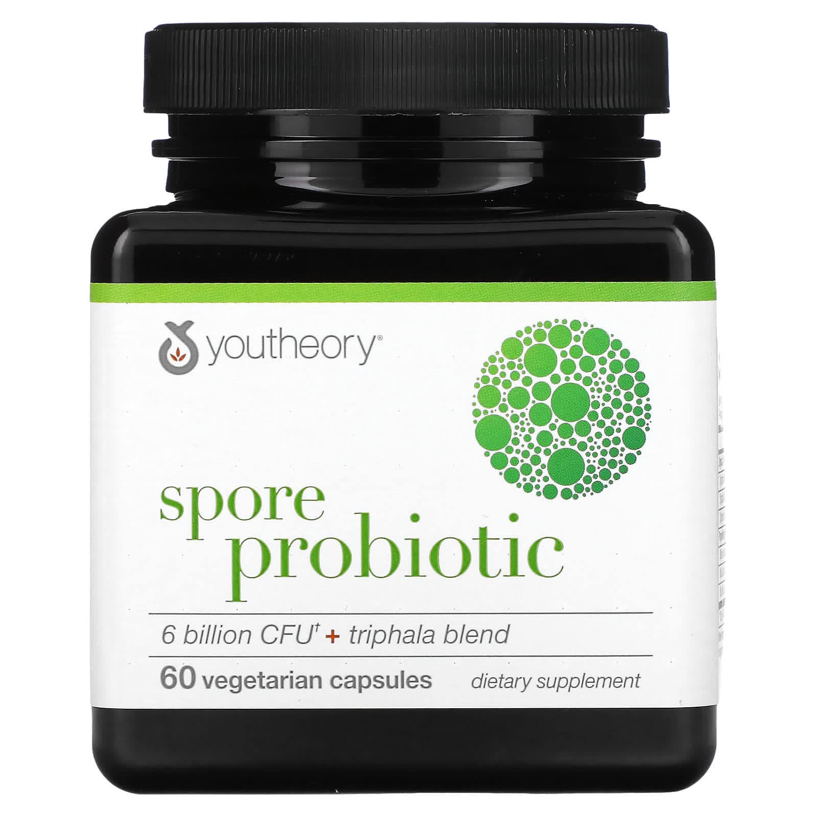 Youtheory, Spore Probiotic, 6 billion CFU, 60 veggie capsules
