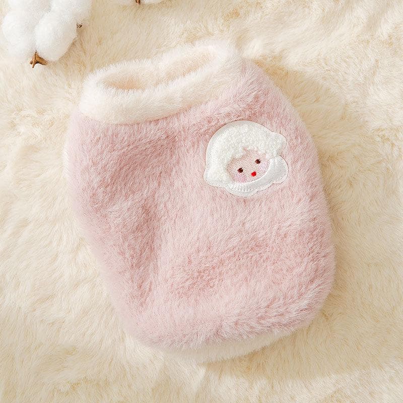 Autumn and Winter Warm Imitation Mink Patch Two-legged Puppy Dog Fleece Cat Medium and Small Dog Spring Pet Cat Clothes XS