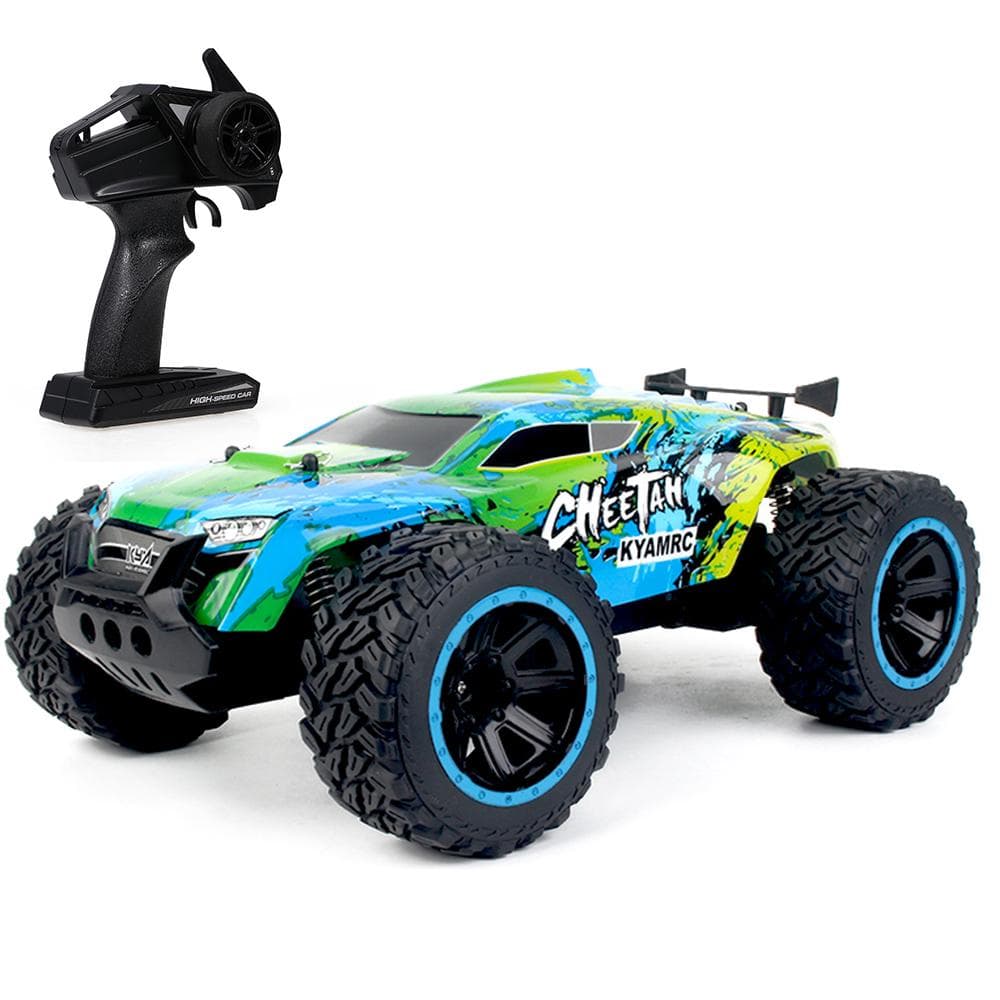 KY-2011A 1/14 RC Crawler RC Off-road Car 2.4G 2WD RC Truck High Speed Lightweight RC Car Toys for green