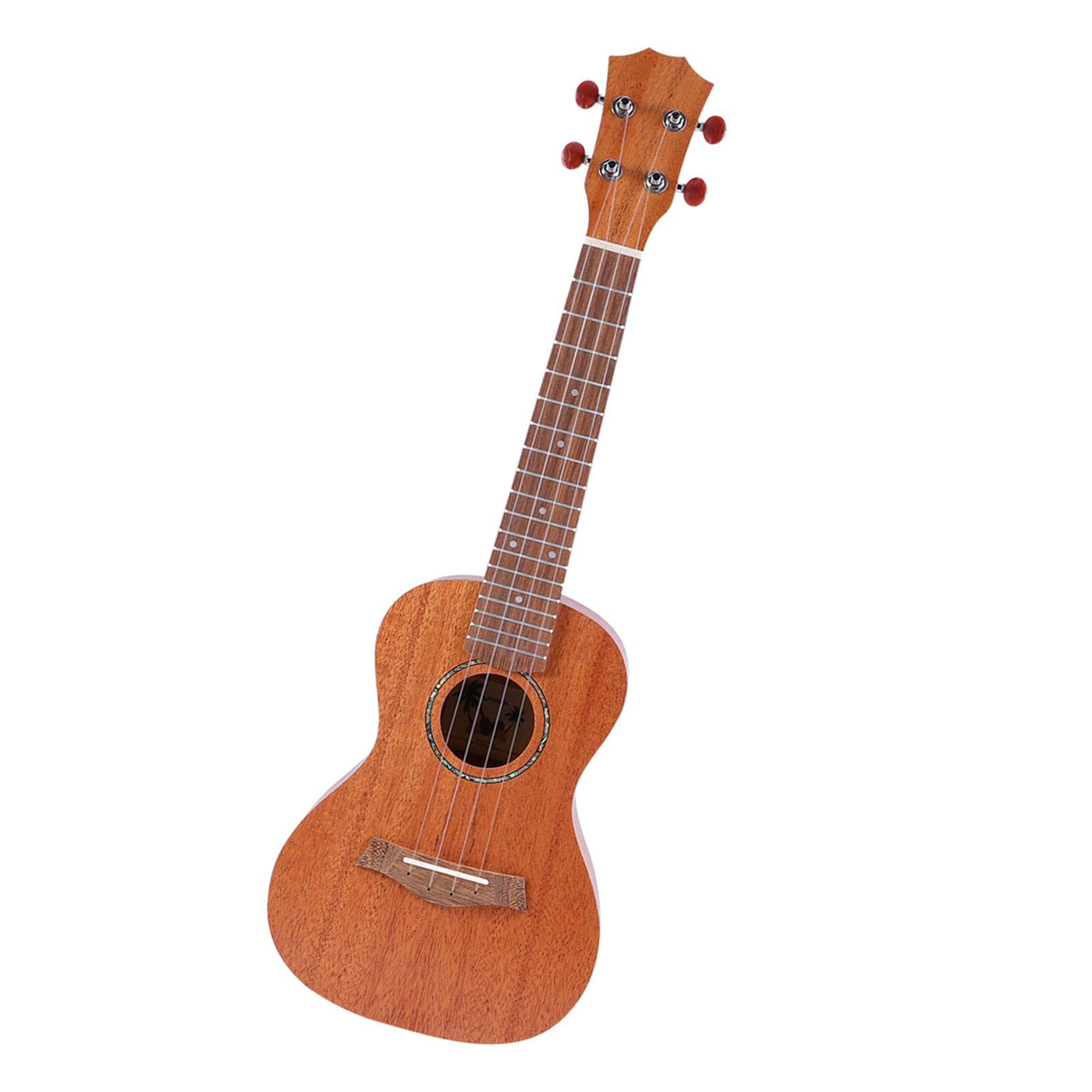 21 Inch Acoustic Soprano Ukulele Kit Mahogany Plywood Ukelele with Gig Bag Uke Strap Spare Strings 23 Inch
