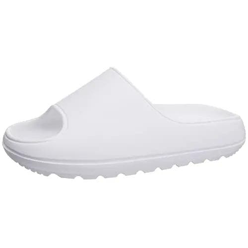 Bebealy Fashion Brand Sneaker Slippers For Women Men Casual Platform Slides Summer Beach Slippers EVA Hollow Sports House Shoes 42-43