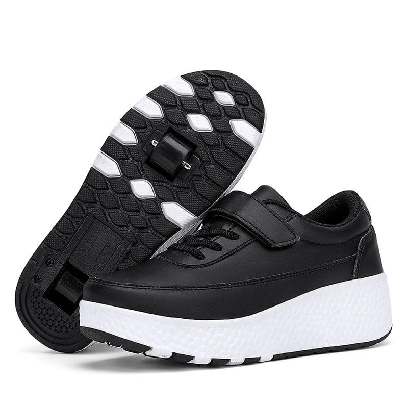 Double Wheel Runaway Shoes, Beginner Roller Skates, Boys and Girls, Students, Teenagers, Wheel Shoes, Dual-purpose Shoes, Lightweight 43