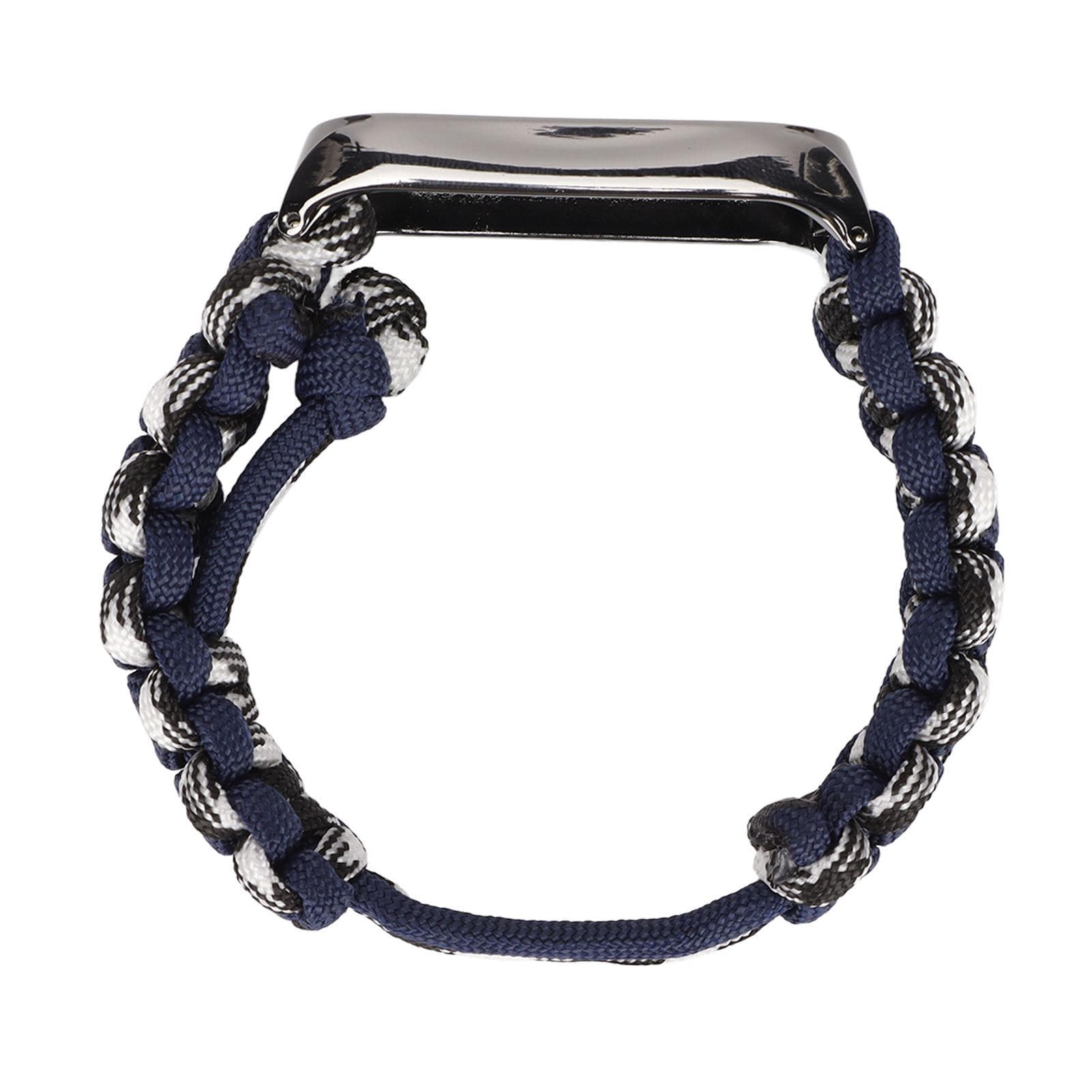 Umbrella Cord Wrist Strap for Xiaomi Mi Band 65 NFC Watch Adjustable Replacement WristbandNavy navy blue