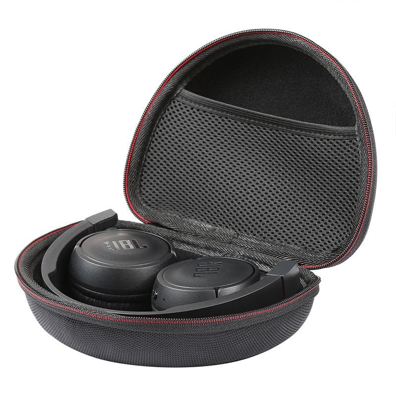 Headphones Case Hard Pouch ForWireless Headphone Carrying Case Storage Box Bag Cover black