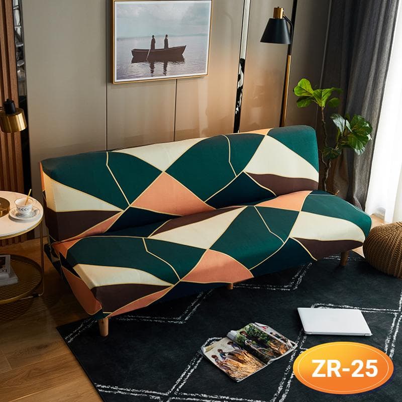 Sofa Bed Cover Without Armrest Folding Sofa Cover Elastic Sofa Covers For Living Room Couch Covers For Sofas S 120-150cm