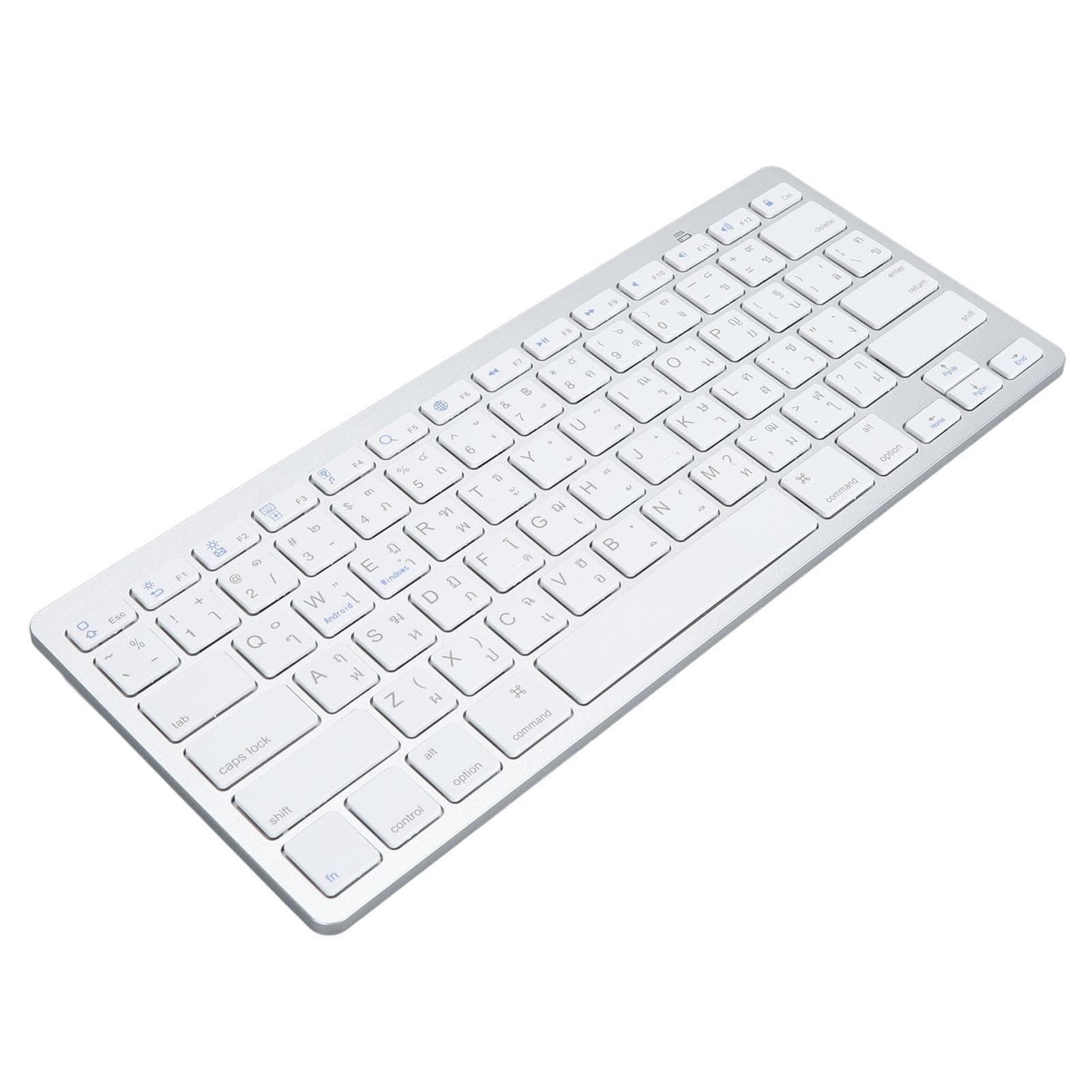 Bluetooth Keyboard Bilingual Super Slim Scissor Switch Wireless Keyboard for PC Laptop Tablet
