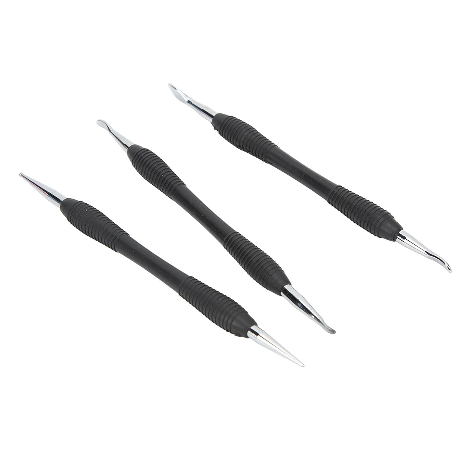 3Pcs Leather Craft Modeling Tools Different Sizes Shapes Strong Stainless Steel DIY Leather Press