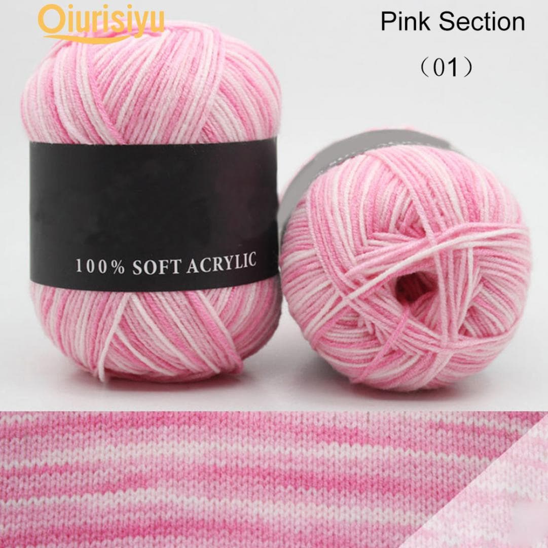 50g Triple Brands Knitting Crochet Milk Cotton Baby Wool Yarn Lot