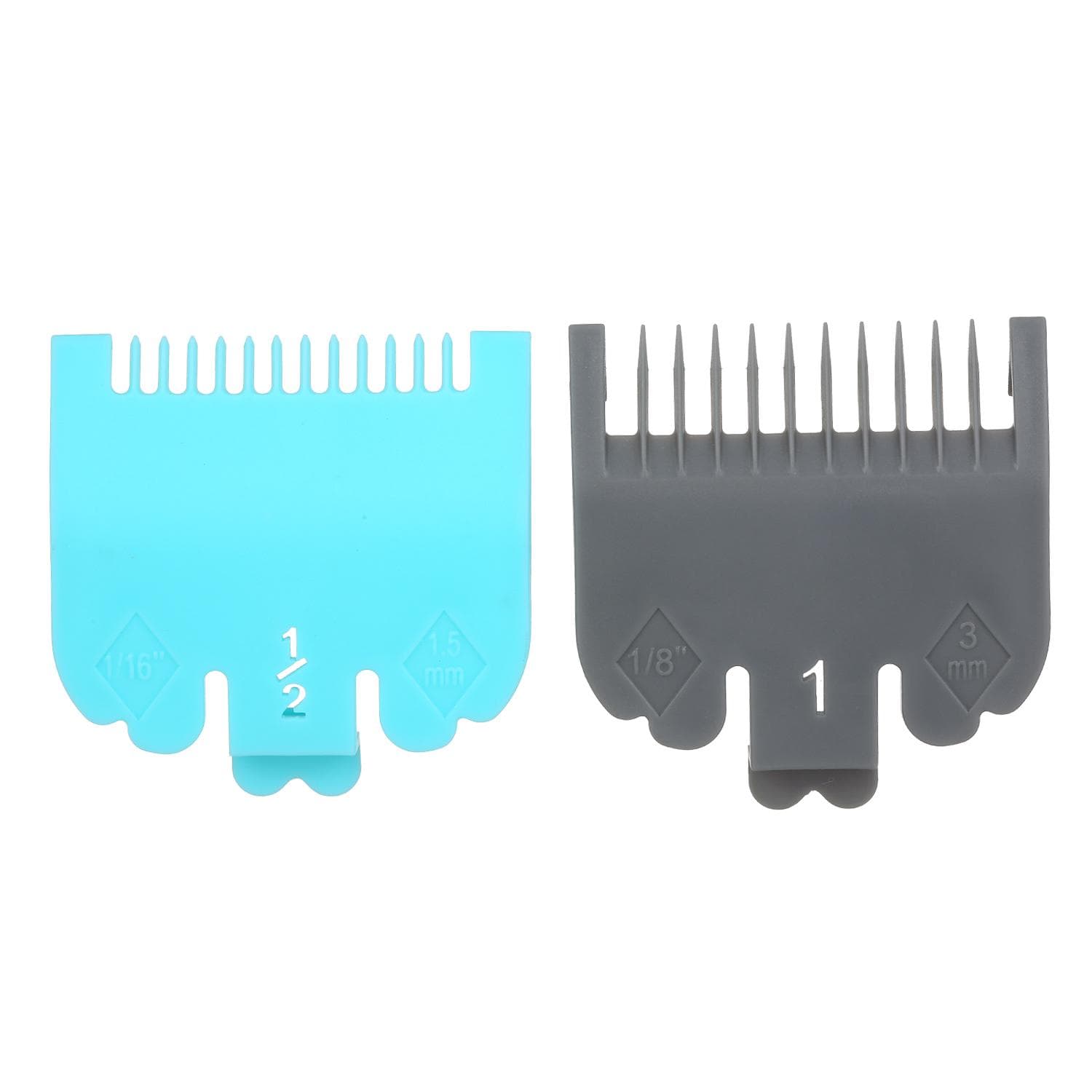 2PCS Hair Clipper Guide Comb Set for Wahl Hair Clippers Limit Combs multicolour