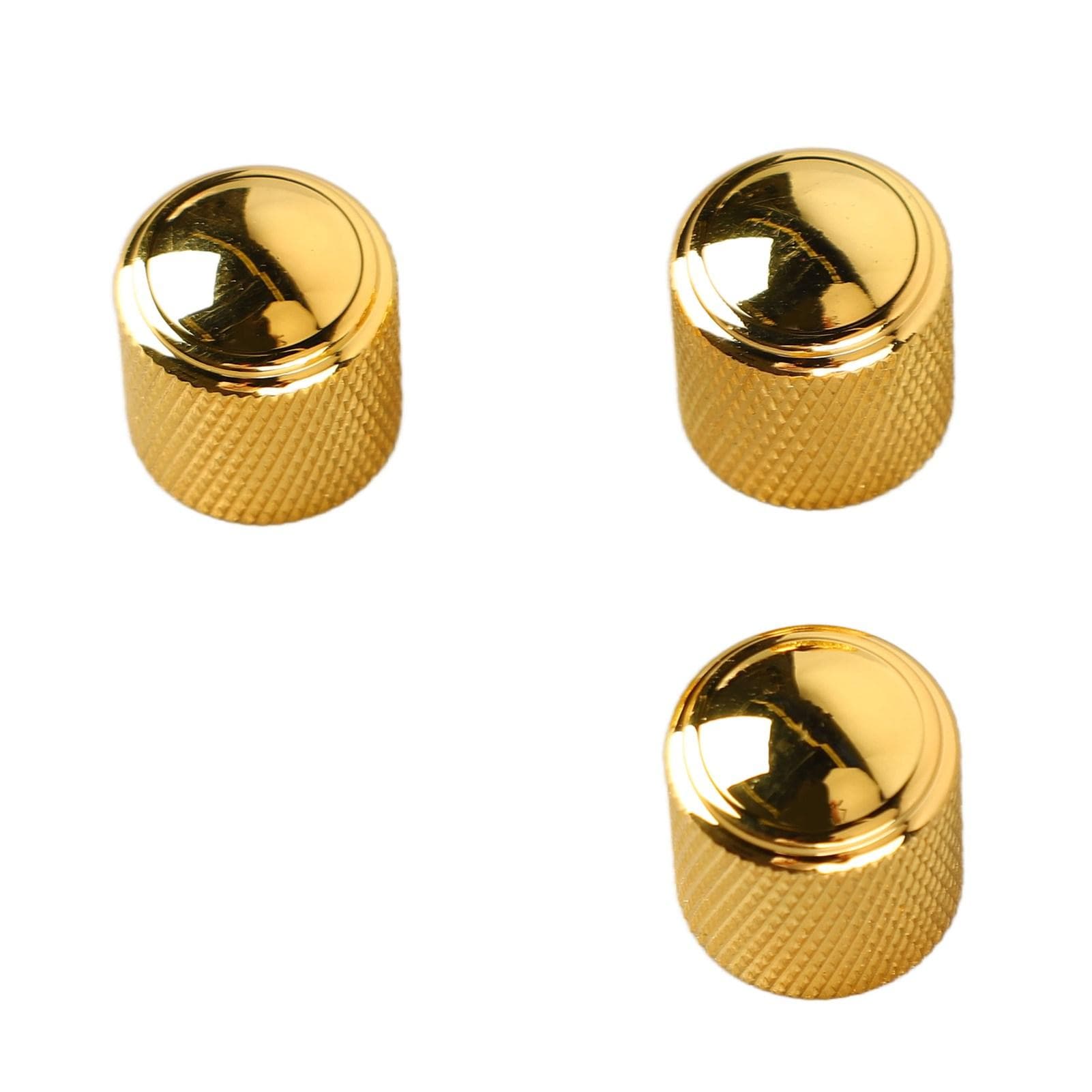 3 Pcs Guitar Volume Control Knob Bronze Metal High Strength Electric Guitar Bass Volume Knob