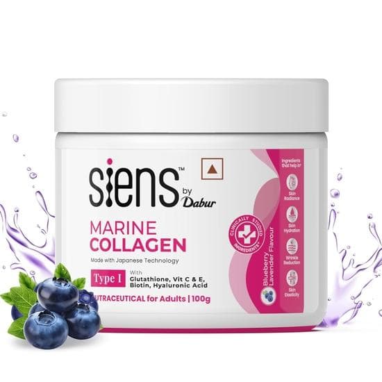 Siens By Dabur Hydrolyzed Marine Collagen-100g | Made with Japanese technology | Supplement for Women | For Skin Radiance & Hydration