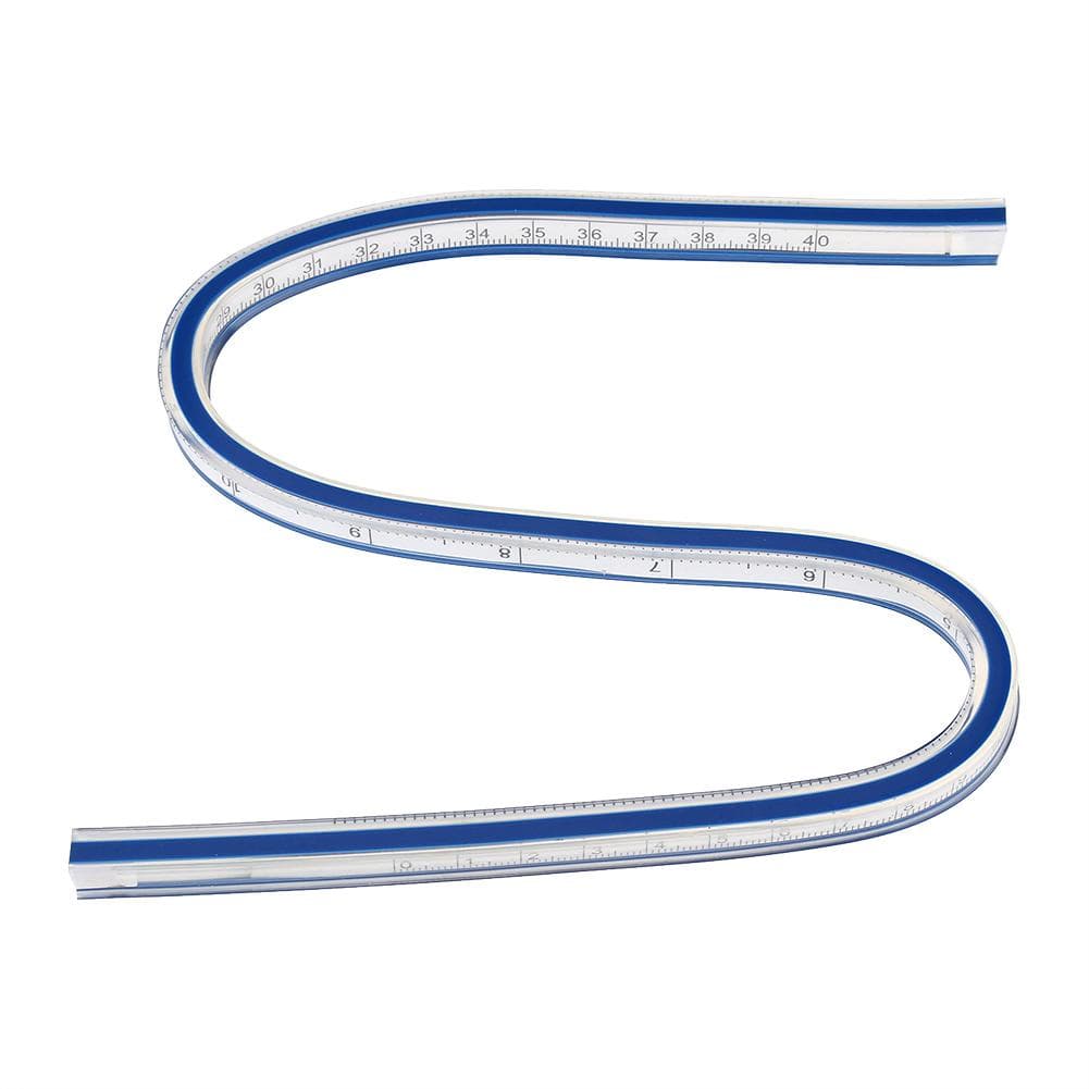 Flexible Curve Ruler Measurement Tool for Drawing Painting Graphics and Garment Design (40cm)