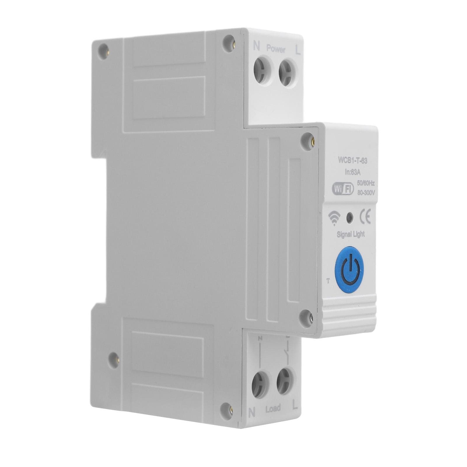 WiFi Circuit Breaker for Tuya APP DIN Rail Mount Remote Control Circuit Breaker Timer Switch AC230V