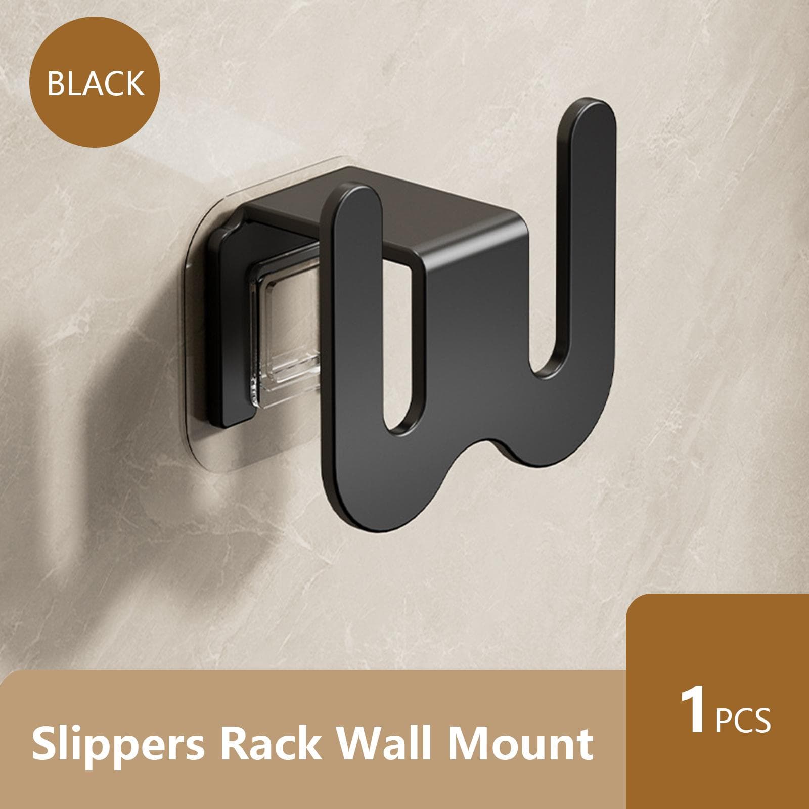 Slippers Rack No Punching Bathroom Simple Slipper Hook Toilet Drainage Rack Wall Mounted Bedroom Neat Storage Shoe Drying Rack