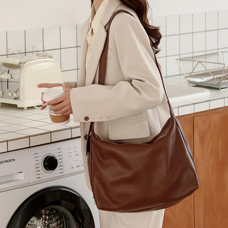 Commuter Crossbody Bag Female Simple All-in-one Bag Shoulder Bag Crossbody Bag Soft Pitot Bag