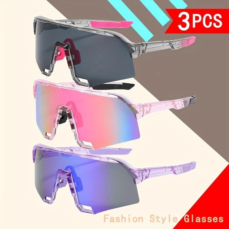 1/3PCS New European American Style Colorful Large Frame Glasses for Men Women