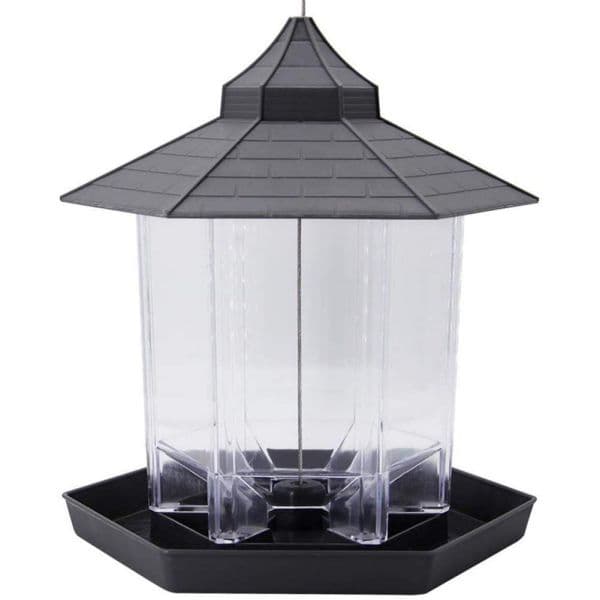 Squirrel Proof Gazebo Bird Feeders Hexagon Shaped Wild Bird Feeder