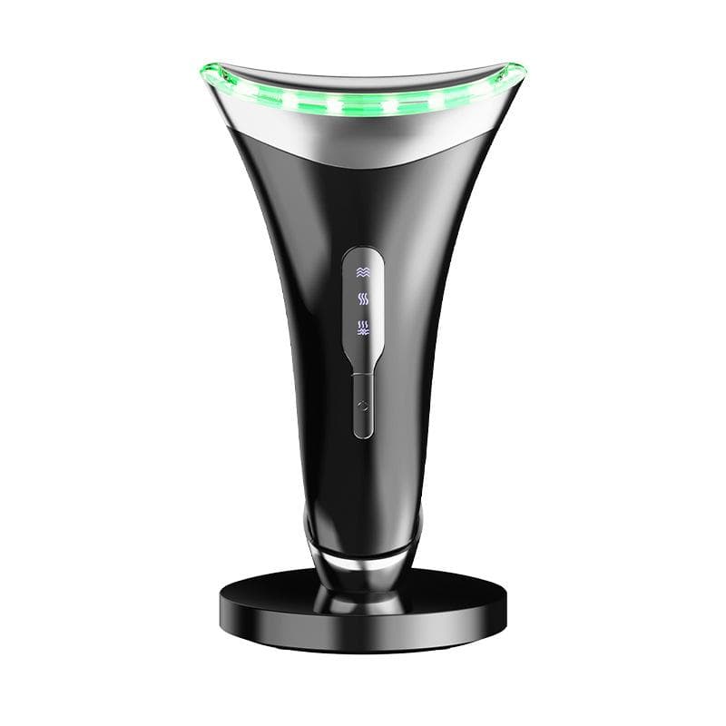 Neck Beauty Instrument Household Face Lifting and Showing Beauty Instrument Legal Neck Pattern Massager black