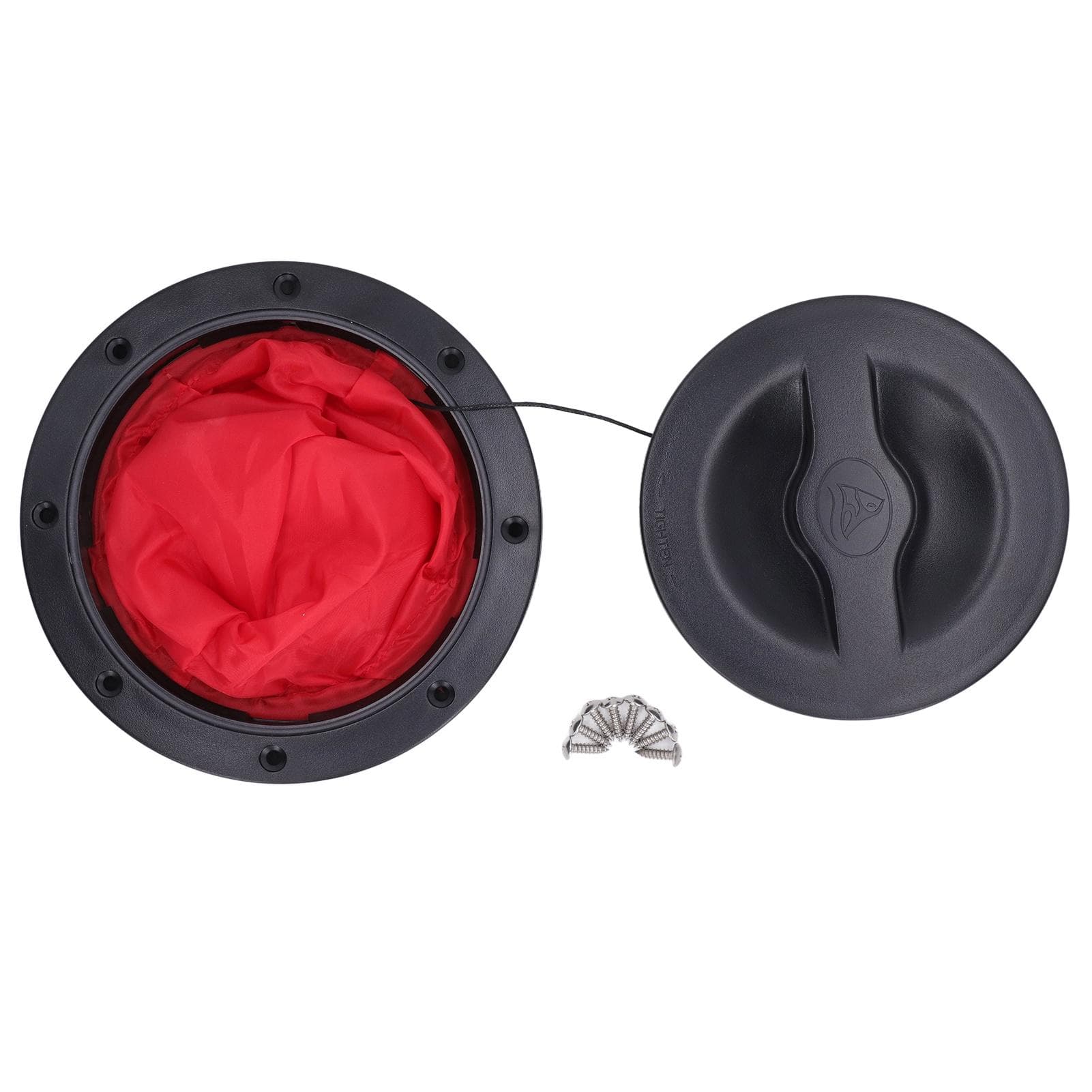 Deck Hatch Kit Deck Plate Cover with Storage Bag Waterproof for Boat Kayak Fishing Sailing