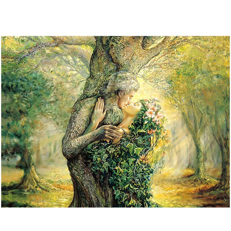 Diy Diamond Painting Abstract Lovers Couple Diamond Embroidery Cross Stitch MosaicWedding Decoration 20X30CM