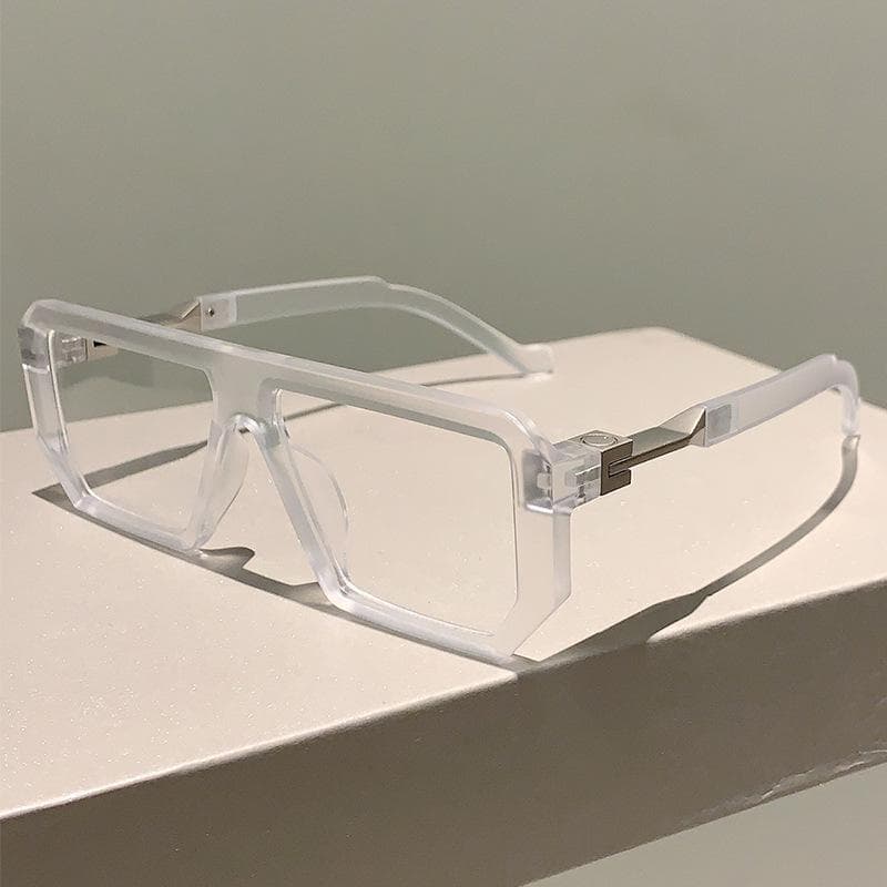 Big Frame Square Sunglasses Women Men Vintage Trendy Oversized Flat Top Sun Glasses Punk Luxury Designer Pink Shades