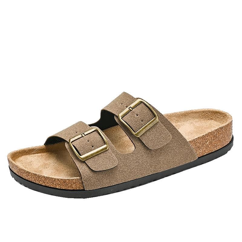 Man's Leather Sandal for Men Beach Sandals Men 2024 Designer Men's Shoes Men's Comfortable Slipper Original Brands Shoes Summer 39-40