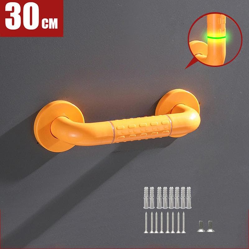30CM Bathroom Safety Anti-fall Luminous Handrail Stainless Steel Grab Bar Anti Skid Elderly Bathroom Tub Toilet Handle yellow