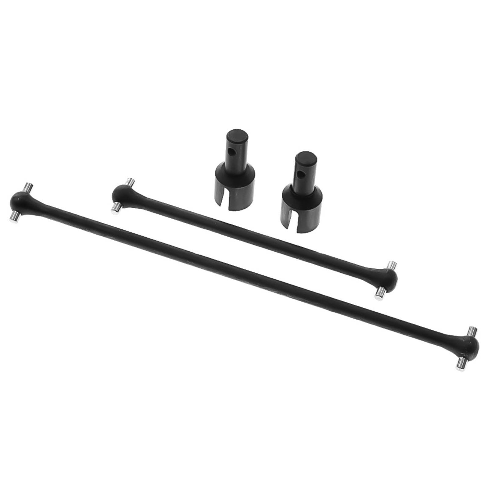 Steel Center Drive Shaft CVD Driveshaft 9555 9556 9586 Replacement for Traxxas Sledge 1/8 Remote black