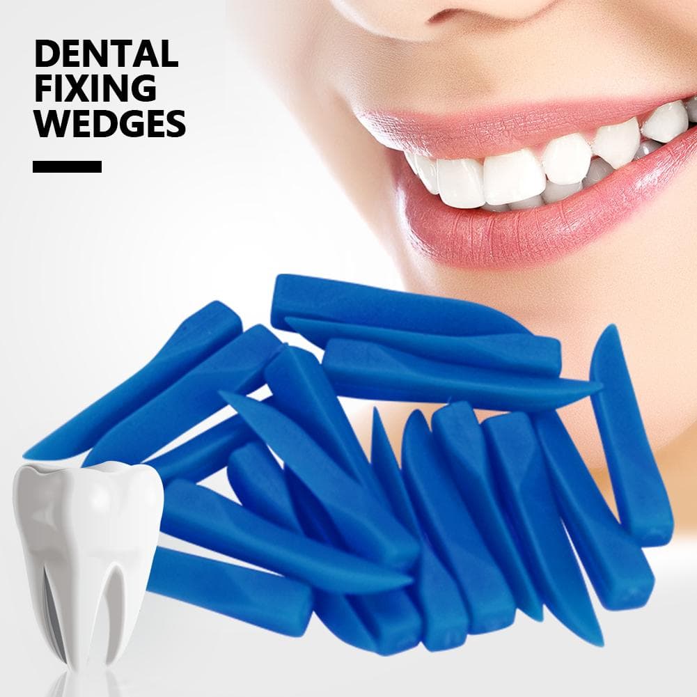 100pcs Dental Disposable Teeth Diastema Wedges Dental Filling Tool Supply #Blue