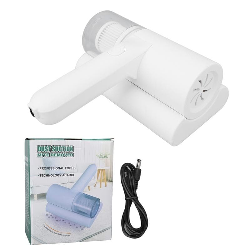 Bed Vacuum Cleaner Cordless, UV Mattress Vacuum Cleaner Powerful Suction, Handheld Couch Cleaner Machine Deep Cleaner For Bed Cleaning, Sheet white