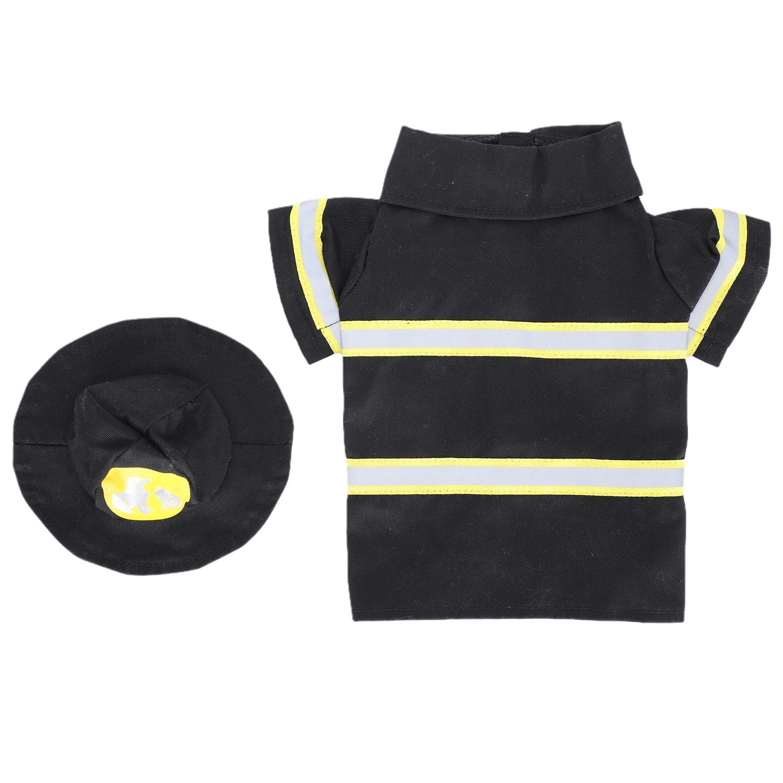 Pet Dog Firefighter Clothes Jacket Dog Puppy Halloween Costumes with Hat Pet AccessoriesXL XL