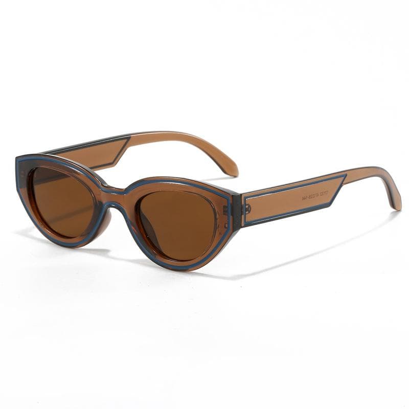 New Vintage Cat Eye Sunglasses UV400 Gradient Candy Color Trendy Designer Eyewear for Women Men