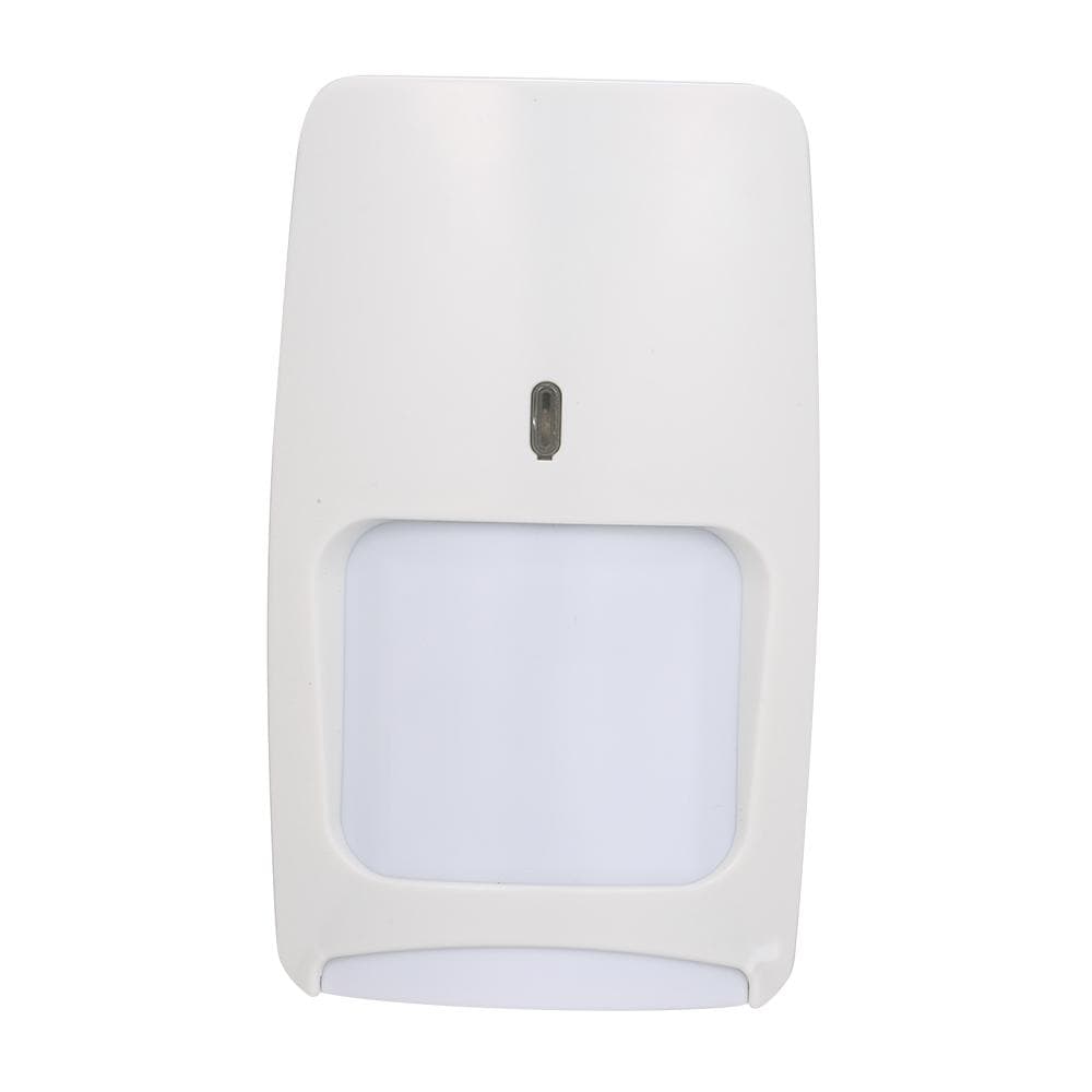 Wired Dual-tech Infrared Motion and Microwave Detector Wall Mounted PIR Motion Sensor Pet Immunity white