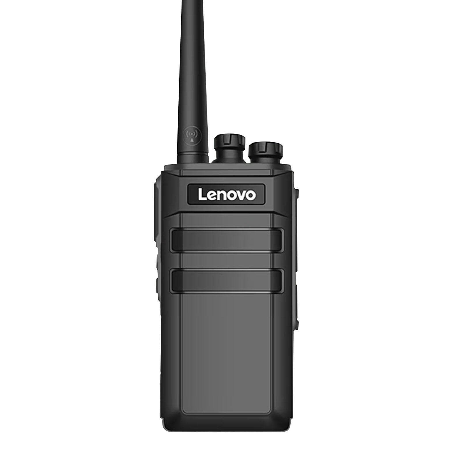Lenovo N7 Walkie Talkie 16 Channel Professional FM Transceiver Handheld Two Way Radios Rechargeable US Plug grey
