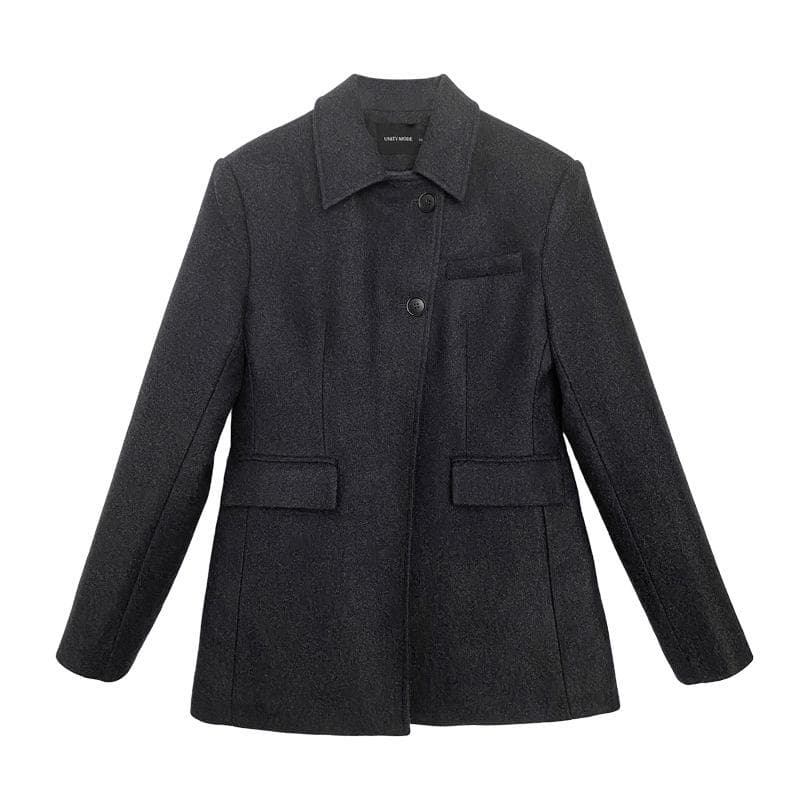 Women's Quilted Suit Commuter Temperament Jacket Winter Retro Niche M