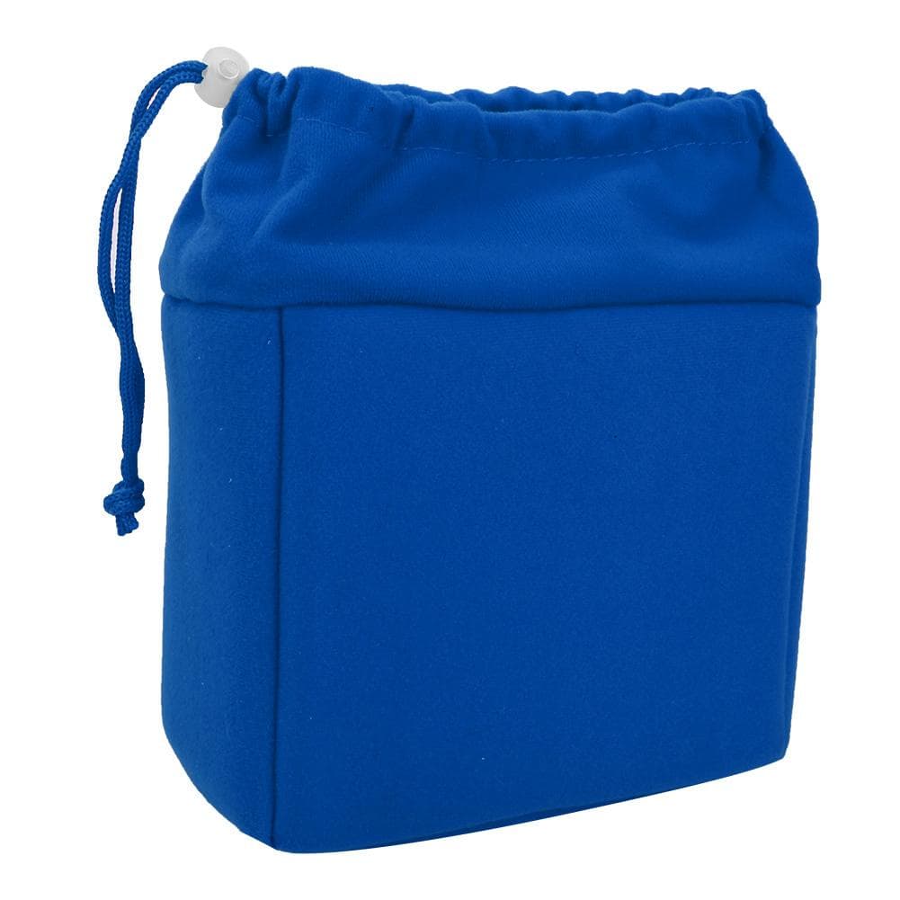 Waterproof Shockproof DSLR Camera Lens Insert Bag Padded Case With Drawstring (Water Blue) dark blue