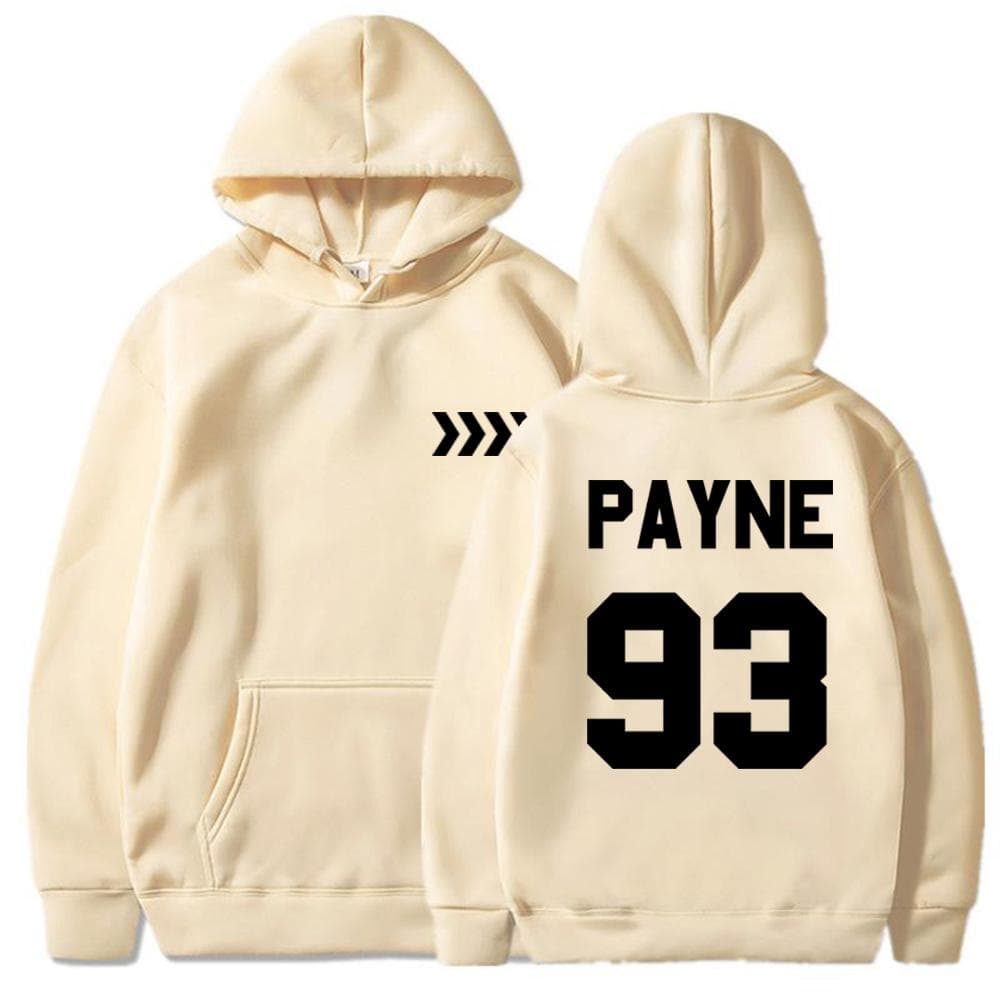 Liam Payne Tribute Hoodie Payne 93 Hoodies Unisex Graphic Hoodies in Memory of Liam Payne Hooded Sweatshirt Fans Gift Pullover M khaki