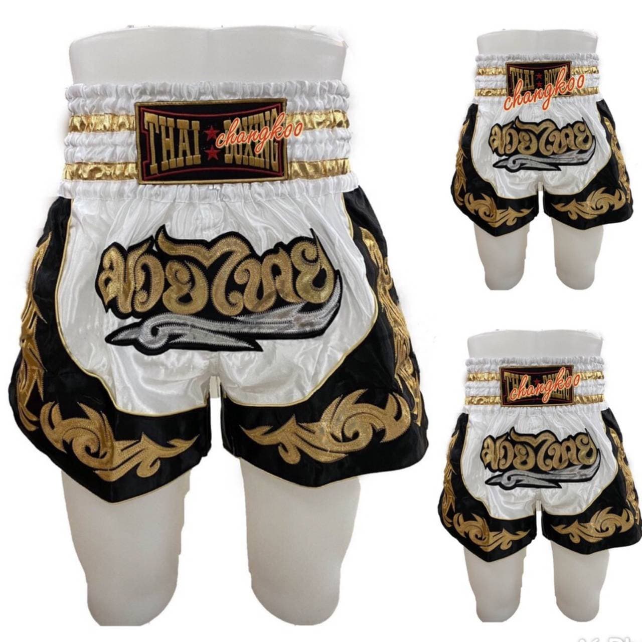 Muay Thai Thai Kick Boxing Shorts Fight Boxer MMA Training Martial Art Satin 8 3xl