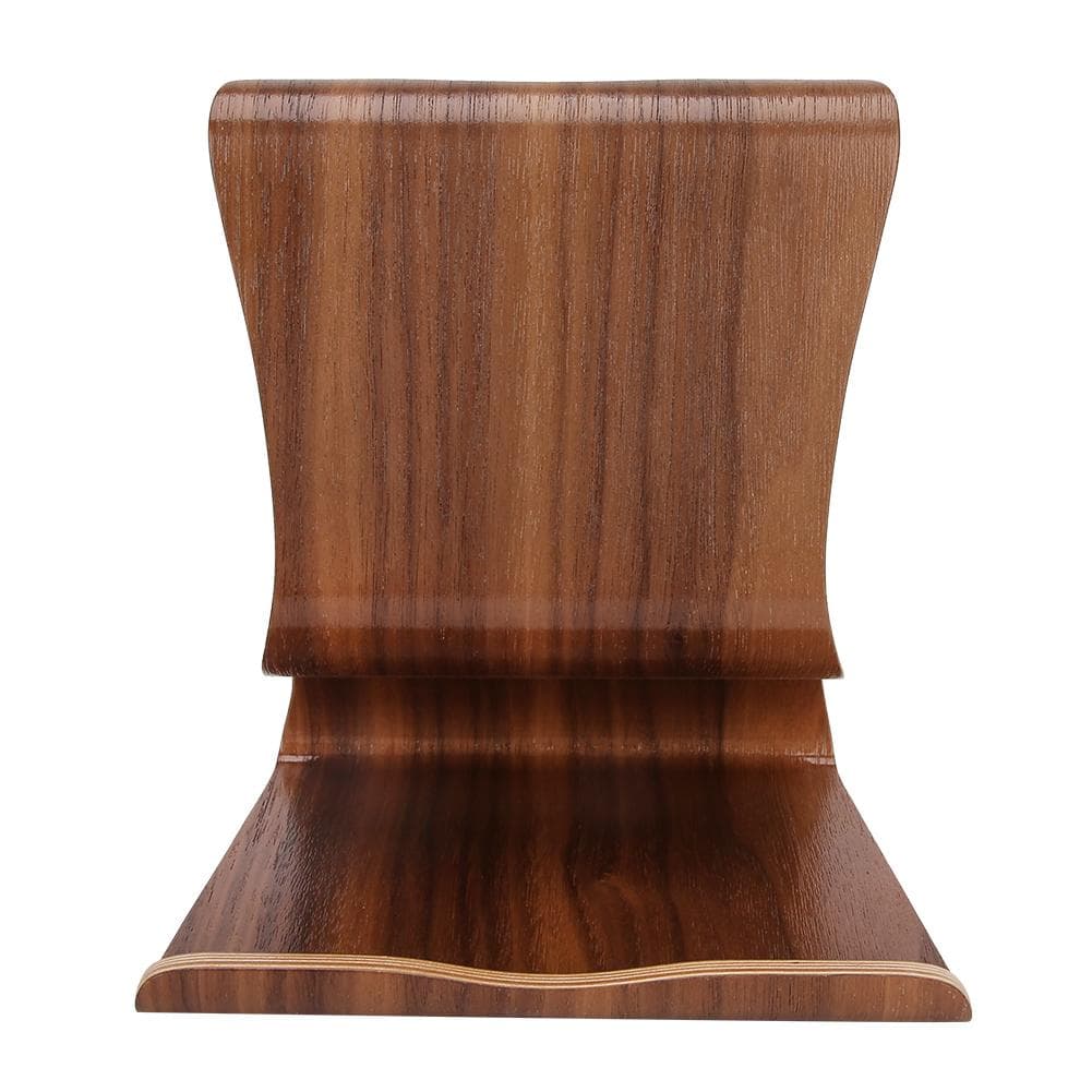 Wooden Mobile Phone Stand Tabletop Tablet Holder Bracket for Bedside Office Desktopbrown brown