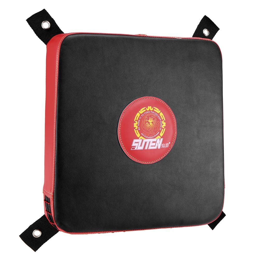 Square Foam Punching Wall Boxing Wall Striking Kick Bag Fighting Pad Solid Karate Training Board Black Red&3