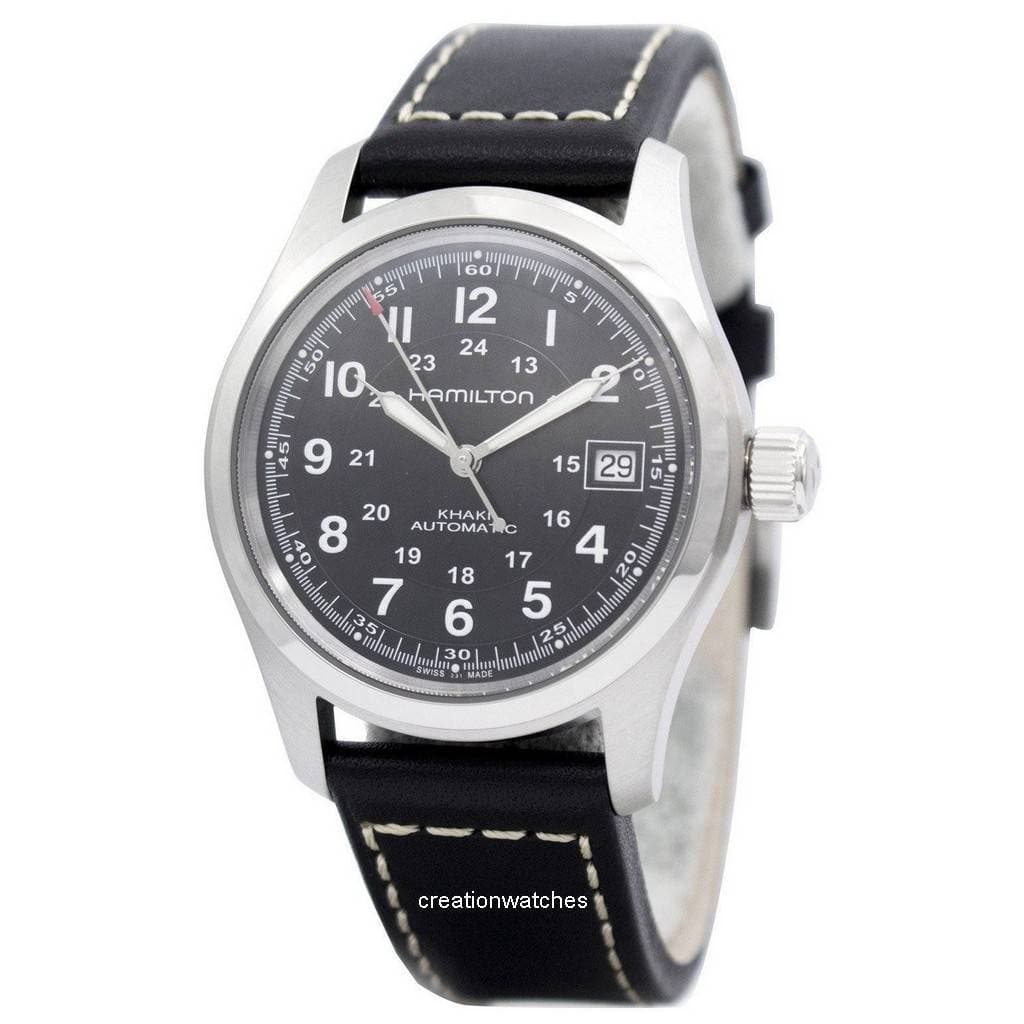 Hamilton Khaki Field Automatic H70455733 Men's Watch black