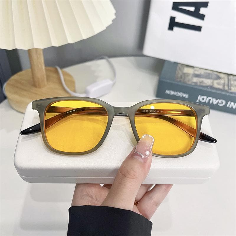 Luxurious Rectangle Sunglasses Women Vintage Designer Square Sun Glasses Men Shades Female Eyewear Fashion Lenses MULTI