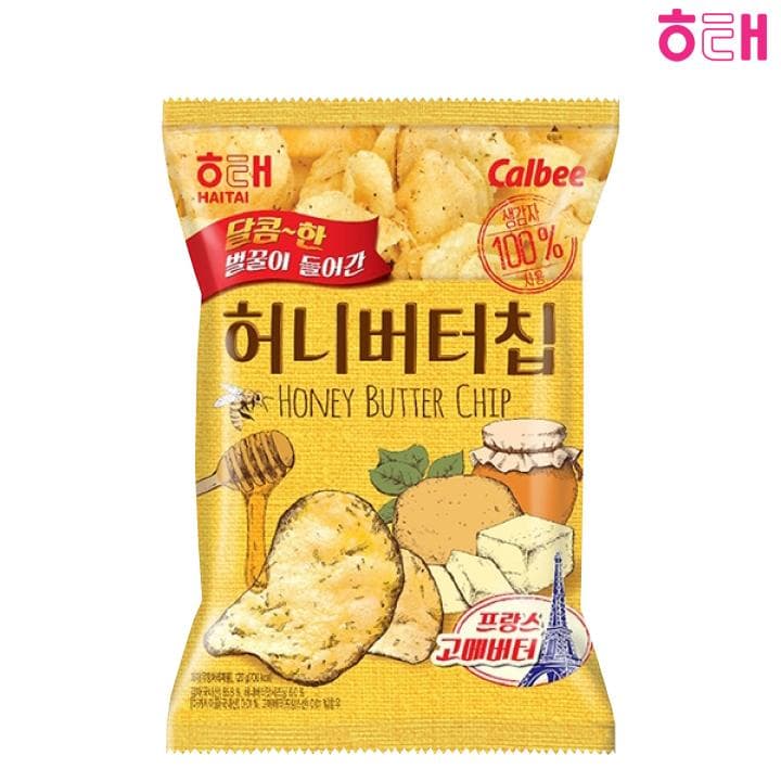 Haitai Honey Butter Potato Chip 120g (2 Different Quantities) 1