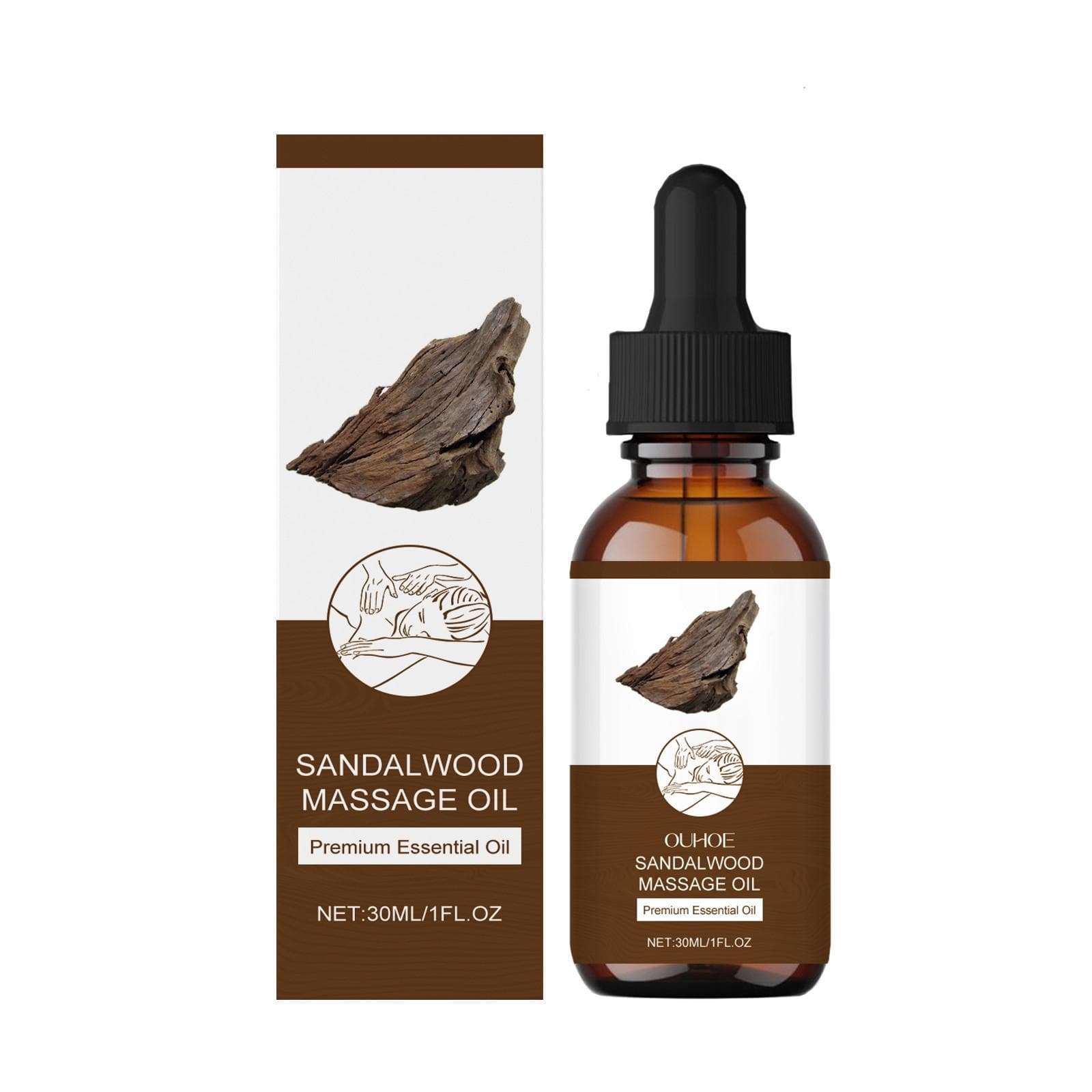 Sandalwood  Oil Massage Aromatherapy Plant Skin Care SPA  Oil 30ml One Size