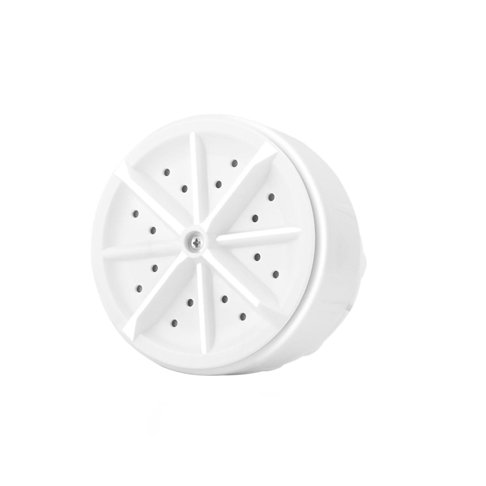 Mini Ultrasonic Turbine Washing Machine Portable Bubble Rotation Washing Machine for Dormitory white