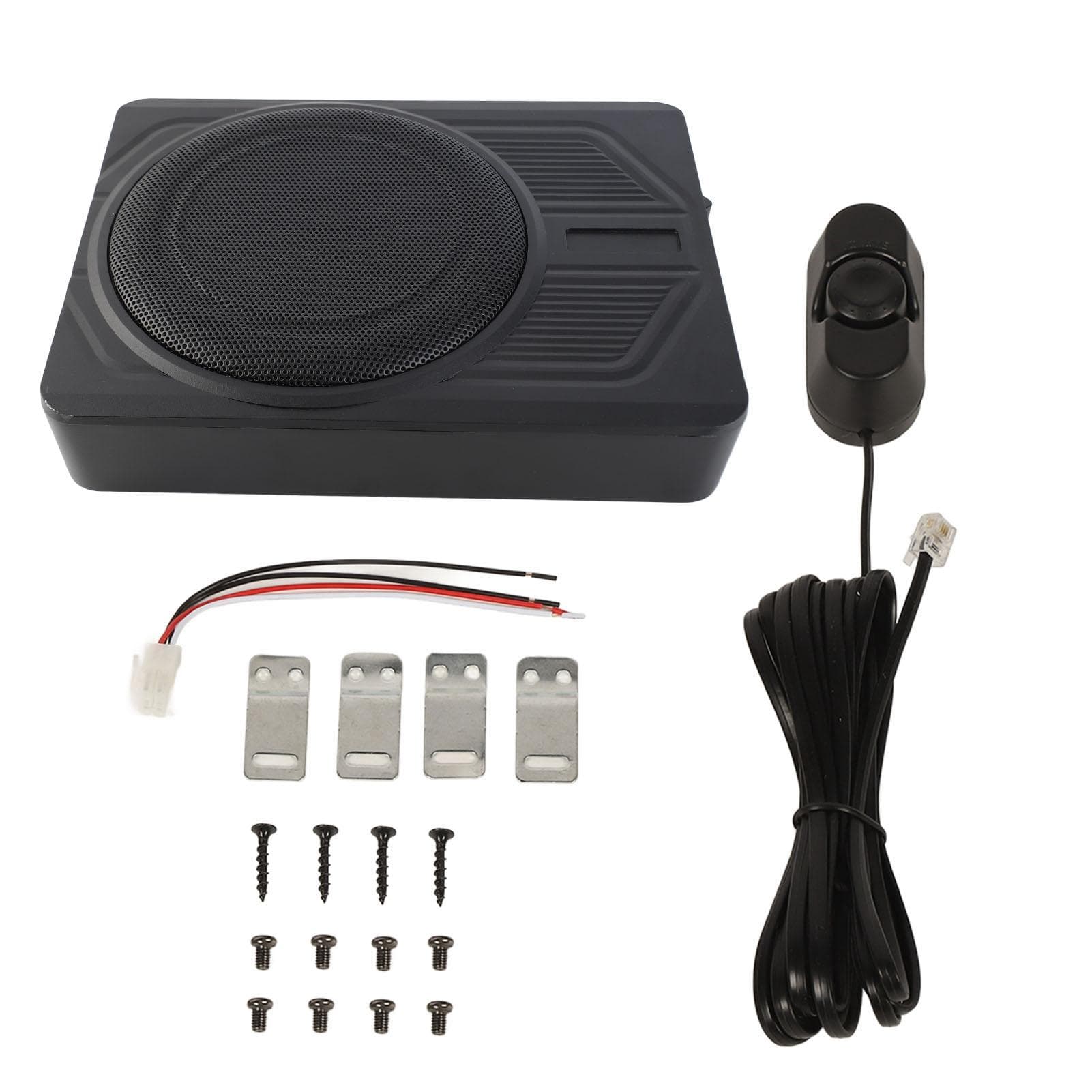 10 Inch Car Subwoofer Ultra Thin PWM Built in Amplifier 600W Under Seat Powered Car Subwoofer Truck