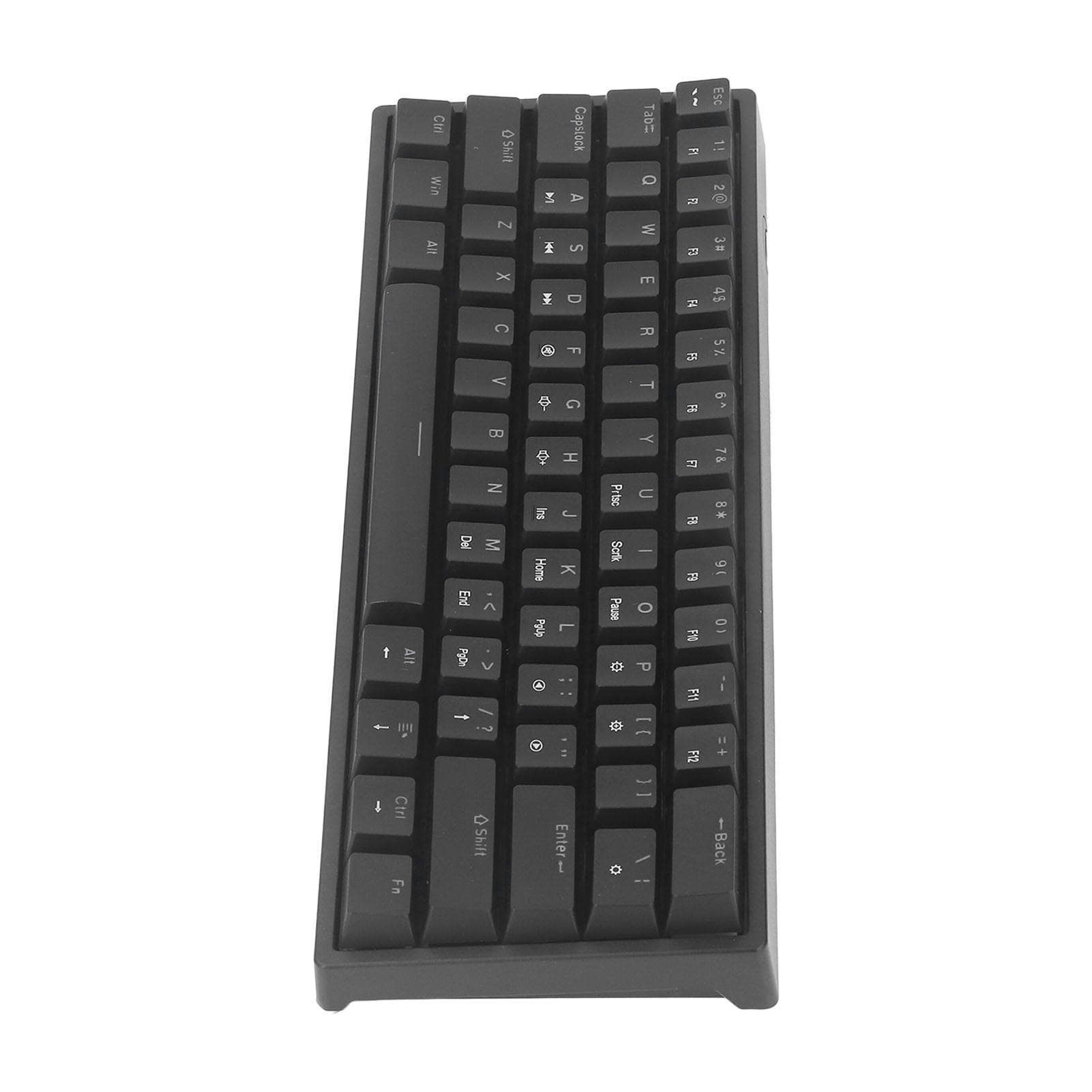 Mechanical Keyboard 61 Keys Computer Gaming Keyboard Dual Side Illumination Portable Keyboard for