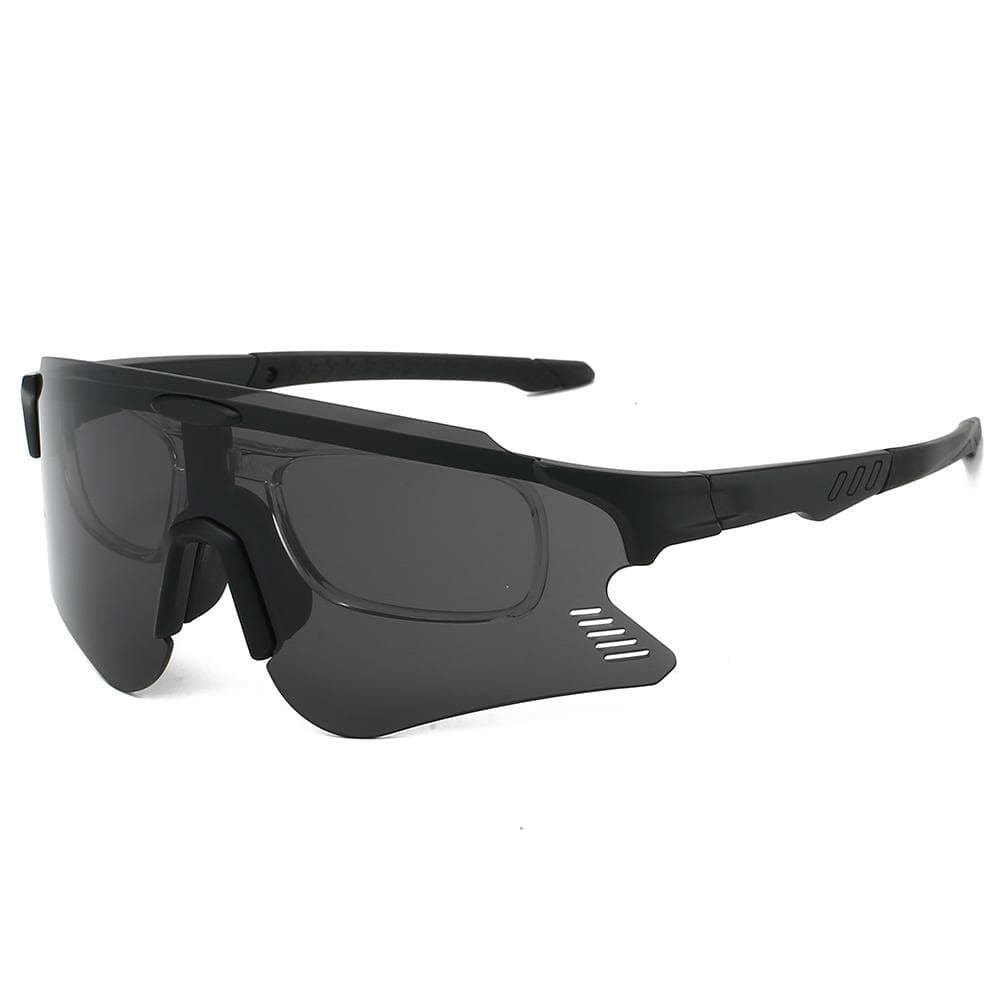 KAMMPT Oversized Sports Goggle Men Women Mirror Anti-UV Cycling Sunglasses Windproof Protective Shades Outdoor